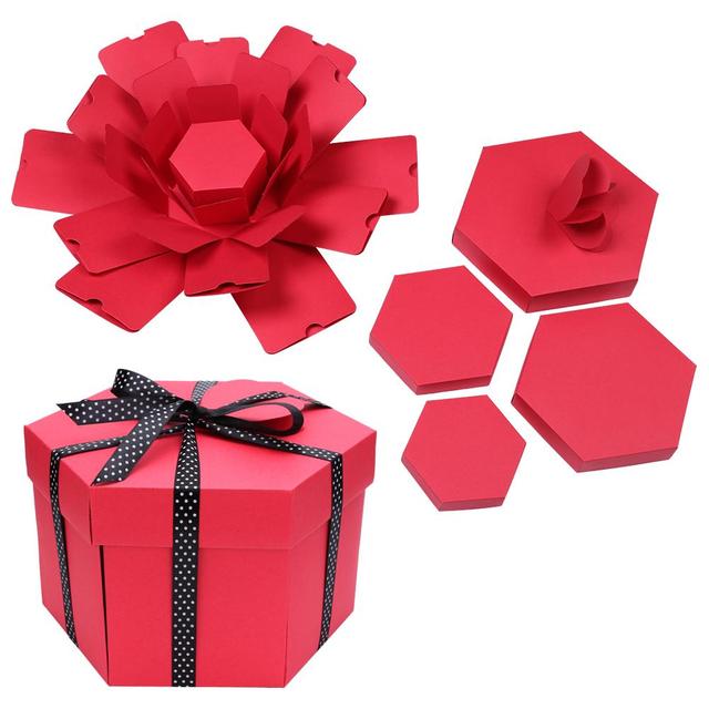 Surprise Explosion Couple Box Scrapbook DIY Photo Album Birthday Gifts Photo Customization Valentines Present