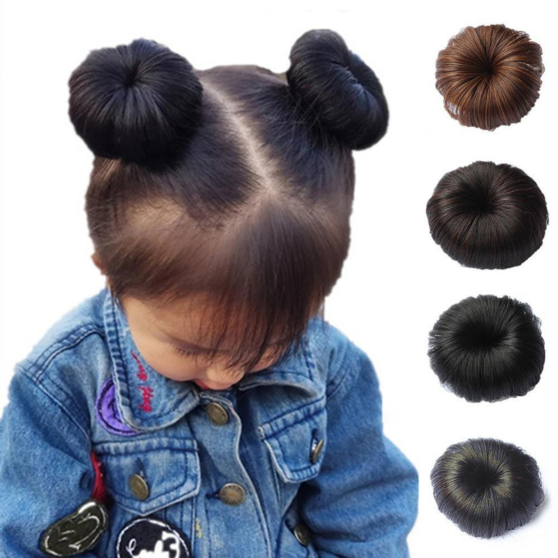 1 unidad de pelucas de pelo bonitas para niñas pequeñas, pelucas sintéticas de rizo corto Multicolor esponjoso realista a la moda, tocados para cubrir el cabello