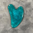 Guasha Massage Gesicht Massag Harz Bienenwachs Gua Sha Imitation Jade Board Akupunkturpunkt Augenpflege SPA Massagegerät Massage Gesicht