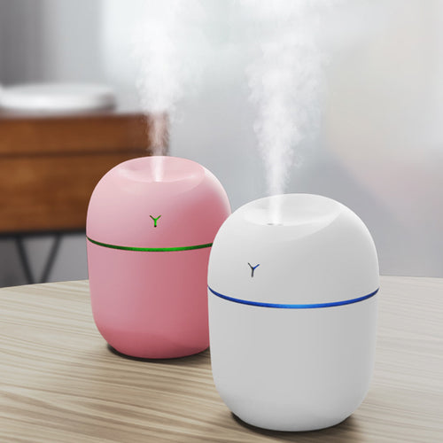Kindream 220 ml Mini-Luftbefeuchter USB-Aroma-Diffusor für ätherische Öle für das Auto zu Hause mit LED-Nachtlampen-Diffusor