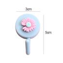 1pc Cute Wall Hooks Key Holder Door Hanging Plastic Self Adhesive Wall Hanger Cartoon Fruits Shape Hook For Kids Room Home Decor