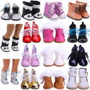 7cm Doll Shoes Doll Boots Plush Snow Panda For 18 Inch American&amp;43Cm Baby Reborn Doll Accessories Our Generation Girl`s Toy Gift