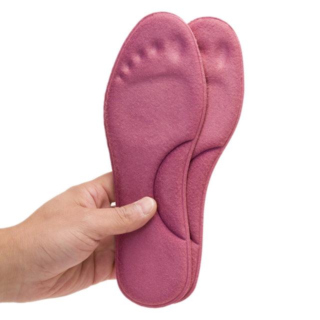 Selbstbeheizte Thermo-Einlegesohlen für Füße Warme Memory-Schaum-Fußgewölbe-Einlegesohlen für Damen Wintersportschuhe Selbsterwärmende Schuhpolster