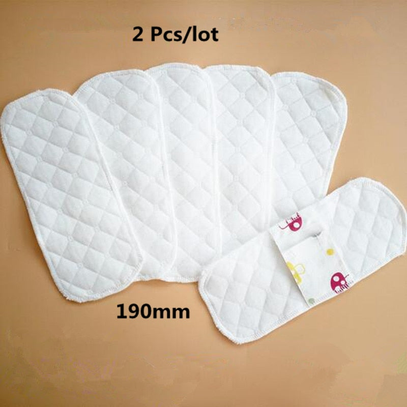 2 Stück 19 cm wiederverwendbare Damenhygieneeinlagen dünne Menstruationstücher Damenbinden Servietten waschbare Damenbinden Slipeinlagen Damen