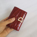Portable Mini Ladies Credit Card Bags PVC Leather Business Card Bank Card ID Card Wallet Bags Holder Women Gifts Bag