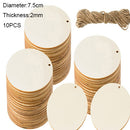 Rodajas de madera redondas sin terminar de 1-10CM de diámetro, discos circulares para manualidades DIY para niños, juguetes de pintura de Navidad, decoración decorativa