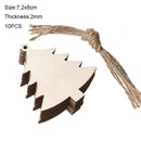 Rodajas de madera redondas sin terminar de 1-10CM de diámetro, discos circulares para manualidades DIY para niños, juguetes de pintura de Navidad, decoración decorativa