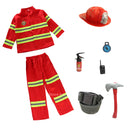 2022 Halloween Cosplay niños bombero uniforme niños Sam bombero papel ropa de trabajo traje niño niña actuación fiesta disfraces