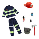 2022 Halloween Cosplay niños bombero uniforme niños Sam bombero papel ropa de trabajo traje niño niña actuación fiesta disfraces