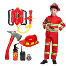 2022 Halloween Cosplay niños bombero uniforme niños Sam bombero papel ropa de trabajo traje niño niña actuación fiesta disfraces