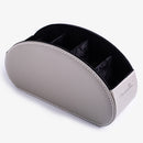 5 Grid Pu Leather Organizer Remote Control Phone And Tv Holder Desk Storage Box Cosmetics Brush Storage Holder