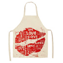 Nail Polish Lipstick Beauty Kitchen Women Apron Household Cleaning Cotton Linen Pinafore Salon Home Cooking Baking Adult BIb