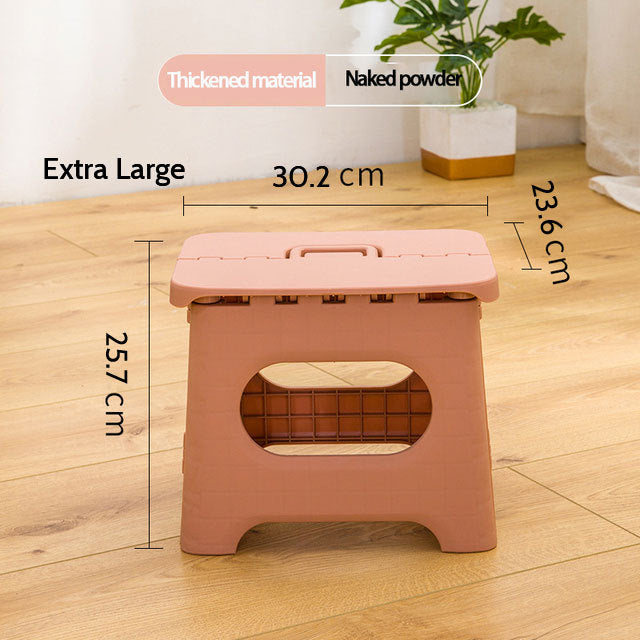 Portable Folding Step Stool Durable for Adults Children Home Kindergarten Chair Travel Non Slip Safe Comfortable Bench