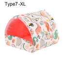 Lindo invierno conejo ardilla Mini jaula conejillo de indias nido Animal pequeño cama para dormir hámster casa estera cálida