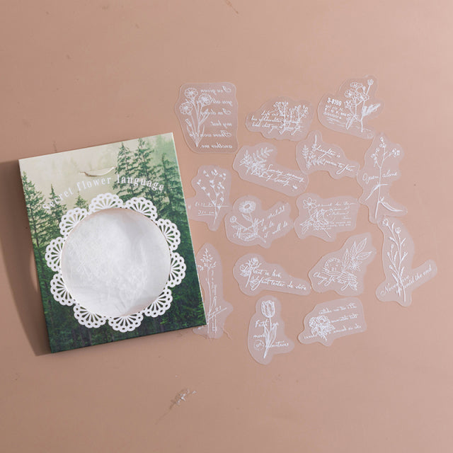 30pcs Die Cuts Scrapbook Stickers Set Vintage Lace Flowers Cute Girl Diy Decorative Stickers For Art Craft Scrapbooking Album