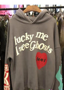 Ihr müsst wiedergeboren werden Hoodie CPFM XYZ KINDER SEHEN GEISTER Hoodies Asiatische Größe Kanye West Sweatshirts Hochwertige Pullover