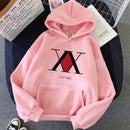 2022 Hot Japanese Anime Manga Kawaii Hunter X Hunter Hoodies Men/Women Short Sleeve Sweatshirt Killua Zoldyck Hoddie For Teens