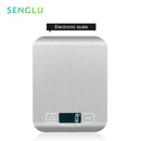 Küchenwaage mit LCD-Display, digitale Lebensmittelwaage, Gewicht in Gramm und Oz, zum Abnehmen, Kochen, Backen, hochpräzise Waage