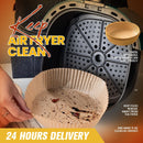 100/50pcs 16/20cm Air Fryer Disposable Paper Liner Non-Stick Mat Parchment Wood Pulp Steamer Round Paper Liner Dropshipping