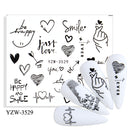 Anime Avocado Fruit Transfer Nail Stickers Charms Summer Water Sticker For Nails Sliders Character Image Tattoo Decal Decoration