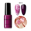 NICOLE DIARY 6ml Stamping Nail Polish Black White Nail Art Printing Varnish Stamp for Nails Hybrid Nail Polish Lacquers