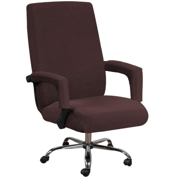 Funda moderna de LICRA antisuciedad para silla de ordenador, funda elástica para silla de oficina Boss, fácil de lavar, extraíble o 2 uds, funda para reposabrazos