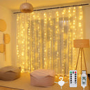 3m 100/200/300 LED Curtain String Light Garland Wedding Party Decorations Table Bachelorette Birthday Ramadan Festoon Background