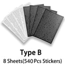 528Pcs Sentiment Phrase Stickers Junk Journal Ephemera Vintage Stickers Aesthetic Album Words Stickers Scrapbooking Material