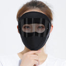 Máscara facial antipolvo a prueba de viento Ciclismo Esquí Máscaras transpirables Fleece Face Shield Hood con alta definición Anti Goggles Skullies