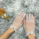 Women lace Arm Sleeves Summer Sunscreen Protect Thin Silk Filigree Mesh Warmers for Women Lady Driving Cycling Gloves перчатки