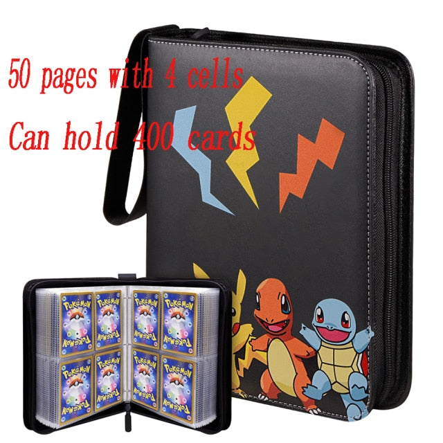 Can Hold 200-720Pcs Cards Holder Album Pokemon Box Gx Francaise Card Holder For Pokemon Card Holder Game Cards Book