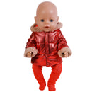 Cute Doll Outfit for 17 Inch 43cm Dolls New Baby Born Doll Clothes Accessories Reborn Doll Plush Jumpsuit Baby Birthday Gift