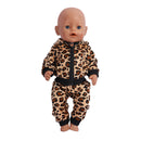 Cute Doll Outfit for 17 Inch 43cm Dolls New Baby Born Doll Clothes Accessories Reborn Doll Plush Jumpsuit Baby Birthday Gift
