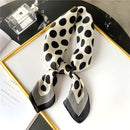 Bufanda de seda de marca de lujo de verano 2022, chales y chales cuadrados para mujer, bufandas Hijabs de cuello de pelo pequeño de oficina a la moda, bufandas Foulard de 70*70cm