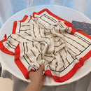 Bufanda de seda de marca de lujo de verano 2022, chales y chales cuadrados para mujer, bufandas Hijabs de cuello de pelo pequeño de oficina a la moda, bufandas Foulard de 70*70cm