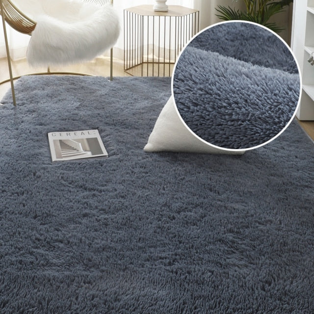 Thick Plush Carpets Living Room Decoration Home Soft Shaggy Lounge Rugs Fluffy Children&