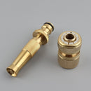 Spray Nozzle Water Gun Brass High Pressure Direct Spray Sprinkler Quick Connector home garden Hose Adjustable Pressure пистолет
