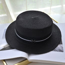 Hat For Women Panama Hat Summer Beach Hat Female Casual Lady Girls Flat Brim Straw Cap Girls Sun Hat Chapeu Feminino