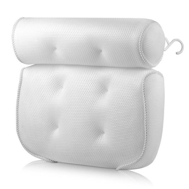 SPA Non-Slip Bath Pillow with Suction Cups Bathtub Neck Back Support Headrest Pillow Thickened Home Hot Bath Cushion Accersory