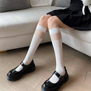 New Sexy Medias Black White Striped Long Socks Women Velet Over Knee Thigh High Stockings Girls Anime Lolita Cosplay Costumes