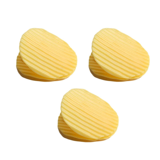 3 uds Clips bonitos para patatas fritas, bolsa de almacenamiento de alimentos frescos para aperitivos, Clip para cocina, sellador de embalaje de pan, abrazadera de sellado de documentos de papel escolar