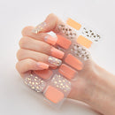 Four Sorts of Nail Stickers Fashion Nail Wraps Self Adhesive Manicure Decoracion Nail Strips Nail Sticker Set Nail Art
