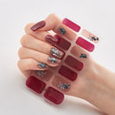 Four Sorts of Nail Stickers Fashion Nail Wraps Self Adhesive Manicure Decoracion Nail Strips Nail Sticker Set Nail Art
