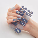 Four Sorts of Nail Stickers Fashion Nail Wraps Self Adhesive Manicure Decoracion Nail Strips Nail Sticker Set Nail Art