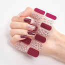 Four Sorts of Nail Stickers Fashion Nail Wraps Self Adhesive Manicure Decoracion Nail Strips Nail Sticker Set Nail Art