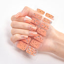 Four Sorts of Nail Stickers Fashion Nail Wraps Self Adhesive Manicure Decoracion Nail Strips Nail Sticker Set Nail Art