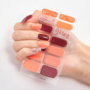 Four Sorts of Nail Stickers Fashion Nail Wraps Self Adhesive Manicure Decoracion Nail Strips Nail Sticker Set Nail Art