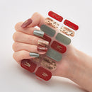 Four Sorts of Nail Stickers Fashion Nail Wraps Self Adhesive Manicure Decoracion Nail Strips Nail Sticker Set Nail Art