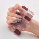 Four Sorts of Nail Stickers Fashion Nail Wraps Self Adhesive Manicure Decoracion Nail Strips Nail Sticker Set Nail Art