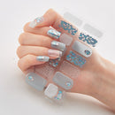Four Sorts of Nail Stickers Fashion Nail Wraps Self Adhesive Manicure Decoracion Nail Strips Nail Sticker Set Nail Art